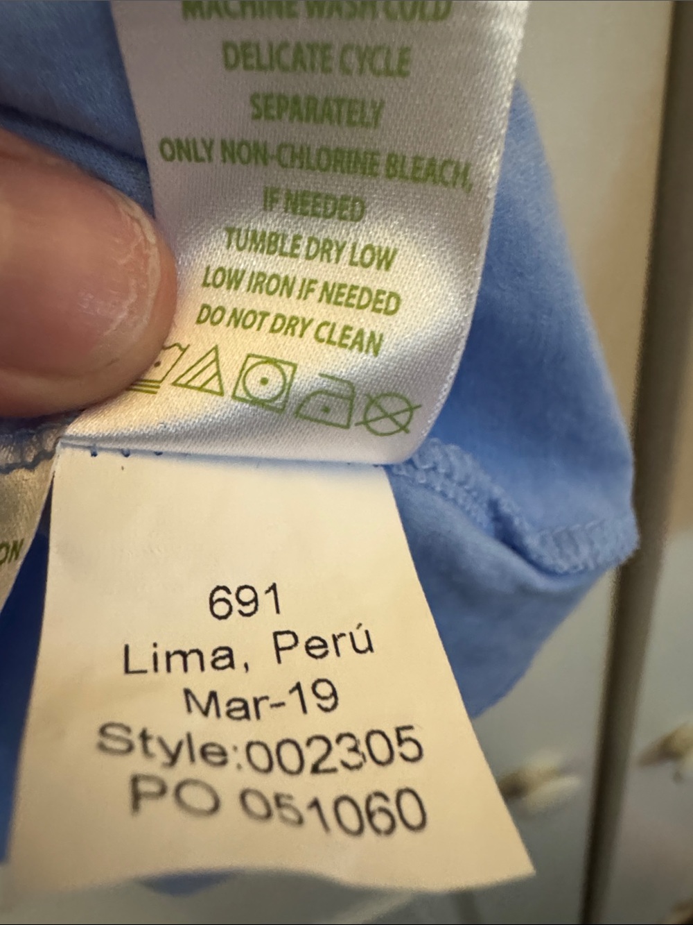 EUC Lilly Pulitzer Sorella Top in "Blue Peri" - Picture 5 of 6